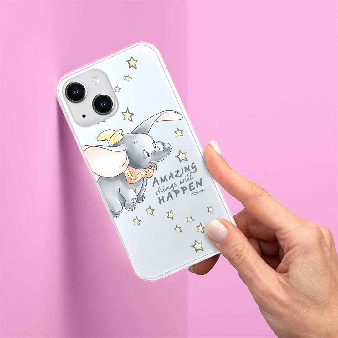 ERT GROUP Mobile Phone case for Xiaomi REDMI Note 9 PRO/ 9S Original and Officially Licensed Disney Pattern Dumbo 010 optimally adapted to The Shape of The Mobile Phone, Partially Transparent