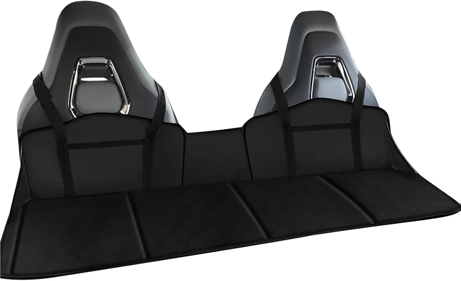Back Seat Extender - Folding Back Seat Bed | Outdoor Supplies for Vehicle Family Napping Kids Tent Storage Friends Outdoor