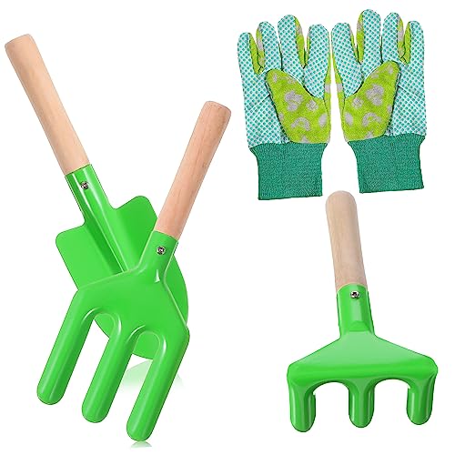 Yardenfun Gartengeräteset für Kinder Kindergartengeräte Außenspielzeug für Kleinkinder Kinderspielzeug Kinder gartenwerkzeug gartengeräte Kinder Kinder-Gartenwerkzeugsatz Kindergarten-Set pp