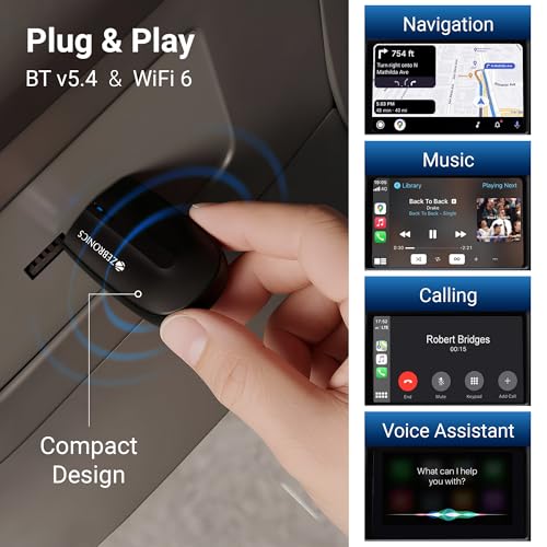 Image of Zebronics Wireless Carplay and Auto Adapter DriveCast