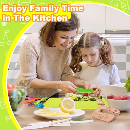 50% Off 46 PCS Kids Knife Set - Montessori Kitchen Toys Gift