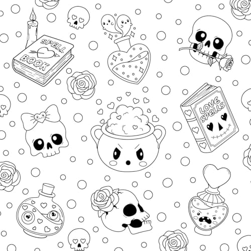 Image of The Creepy Cute Love Coloring Book: 30 Sickly Sweet Coloring Pages That You'll Love to Color! (Creepy Cute Gift Series)