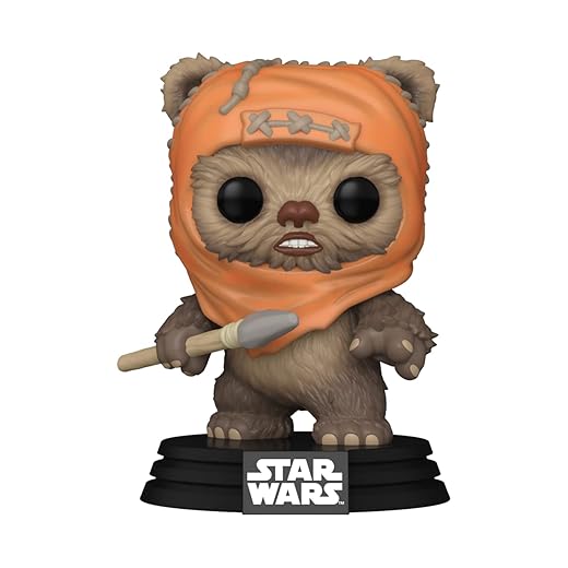 Funko Pop! Star Wars: RotJ 40th - Wicket- Figura in Vinile da Collezione - Idea Regalo - Merchandising Ufficiale - Giocattoli per Bambini e Adulti - Movies Fans - Figura per i Collezionisti