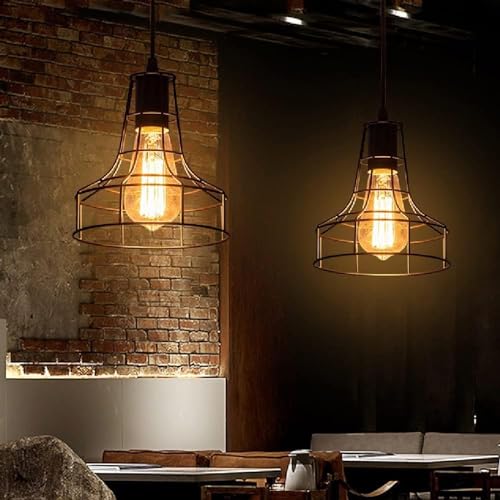 Suspension en fer noir pour plafond bas solution éclairage intérieur compact 7,5 pouces - 7