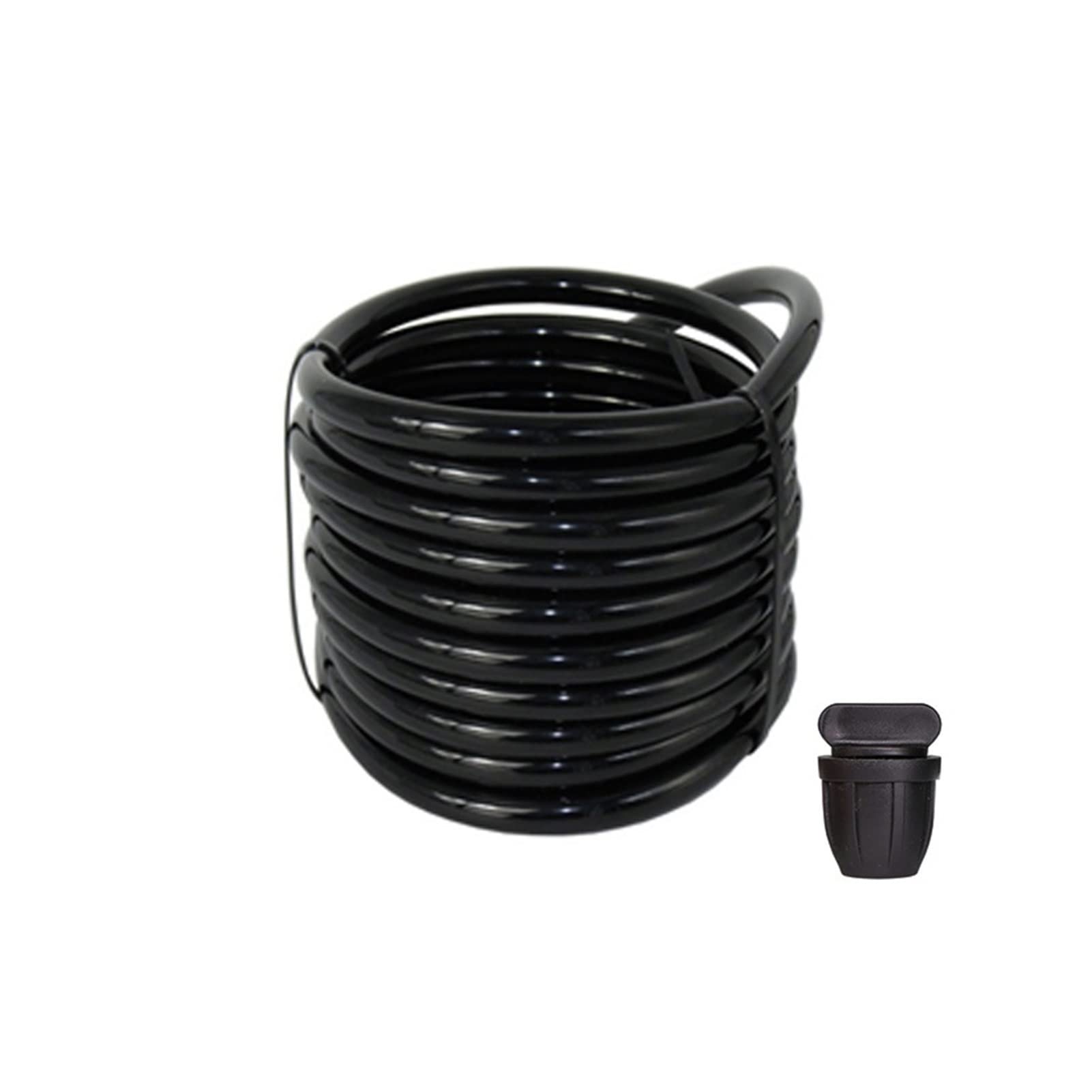 Zestaw do nawadniania kropelkowego 5-30 m 8/11 mm wąż do nawadniania ogrodu wąż do nawadniania kropelkowego z czarną zatyczką końcową (kolor: 30 m)
