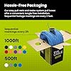TRUE CABLE Cat6 Riser (CMR), 1000ft, Blue, 23AWG 4 Pair Solid Bare Copper, 550MHz, ETL Listed, Unshielded Twisted Pair (UTP), Bulk Ethernet Cable #4