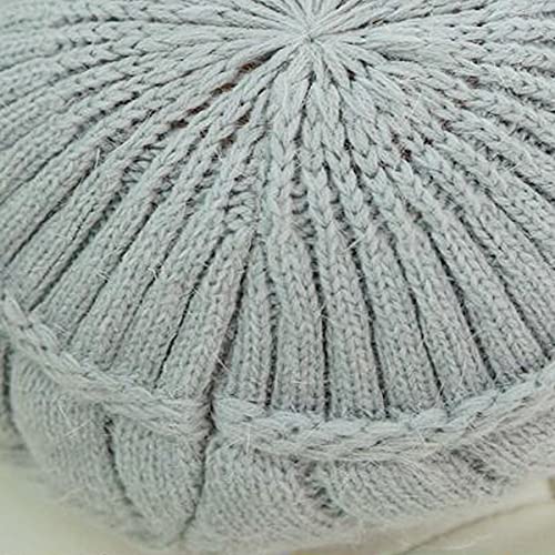 Image of Women Winter Warm Knit Hat Slouchy Beanie Cap with Visor.