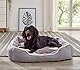 Dehner Lieblinge Hundebett und Katzenbett Sammy, ca. 47 x 37 x 17 cm, Polyester, grau