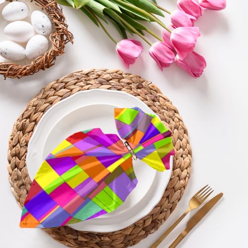 Servilletas de Tela Multicolor Set x6 50.5x50.5 cm miniatura 4