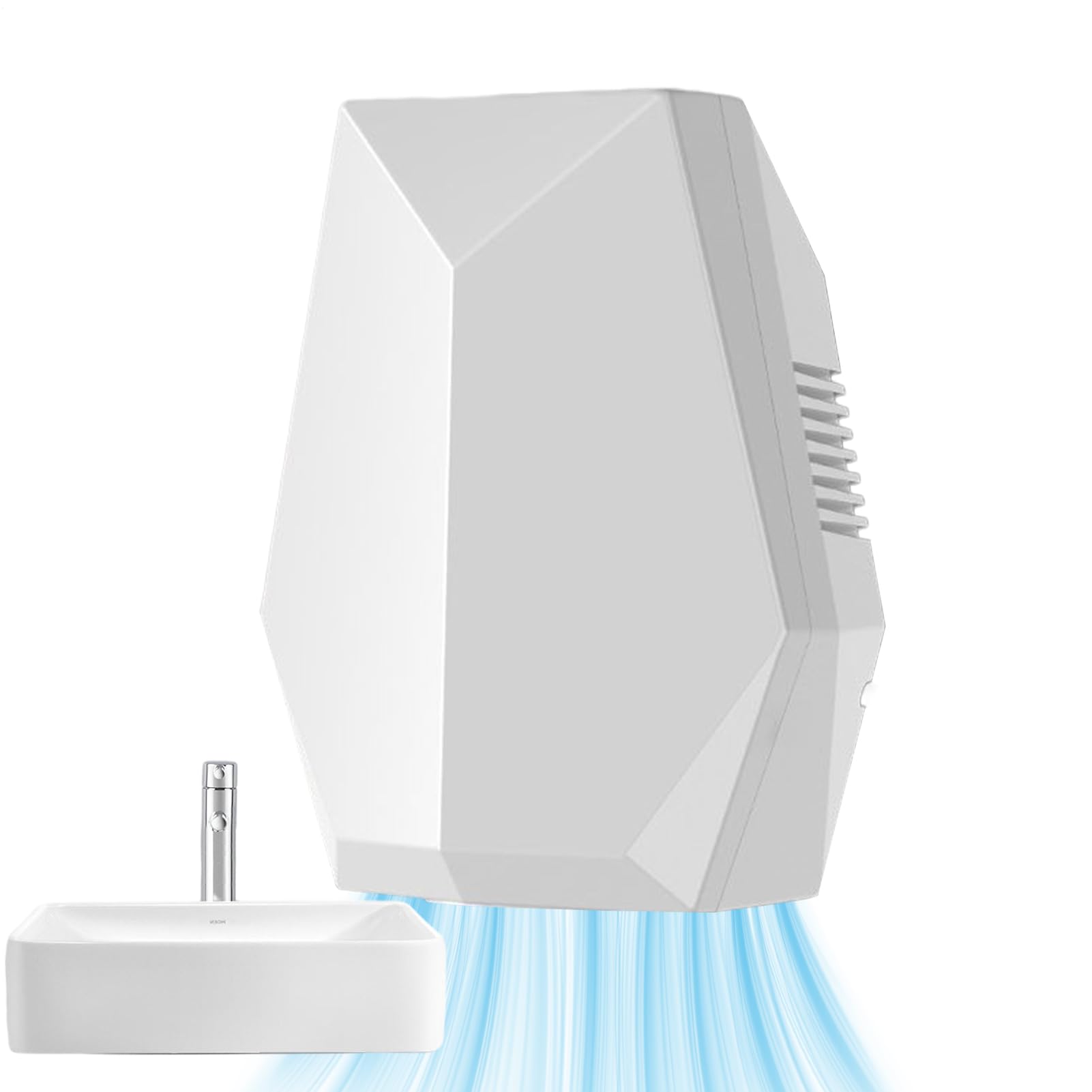 Sèche Mains | Sèche-Mains Électrique Commercial sans Perçage | Machine Soufflante Murale pour Restaurants Salles De Bains Maisons Hôtels