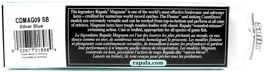 Rapala CD9MAG Countdown Magnum, 3.5 inches (9 cm), 0.6 oz (17 g)