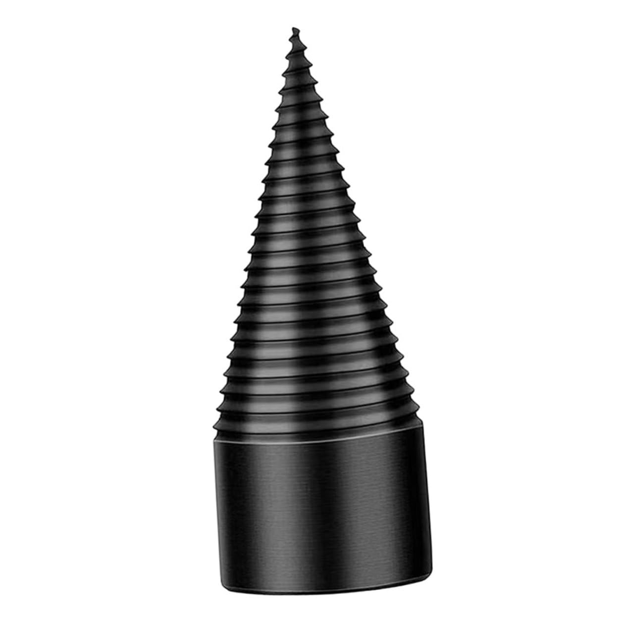 BESPORTBLE 3 Pz punta da trapano per spaccalegna Fenditrice tronchi elettrica spaccalegna elettrica spaccalegna per legna da ardere punte da trapano industriali spaccalegna in legno Black