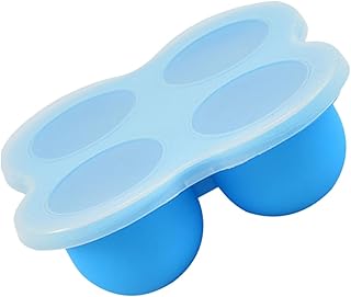 SAFIGLE 2 Peças Caixa De Comida Para Bebê Bandeja De Silicone Bandejas De Cubos De Gelo Bandejas De Cubos De Gelo Alimentos Para Bebê Molde Bandeja De Comida Para Bebê Bandeja De