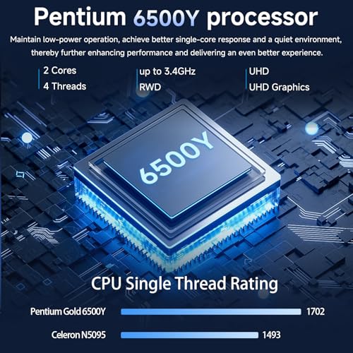 Laptop 14" 16GB RAM 512GB SSD Pentium 6500Y miniatura 4