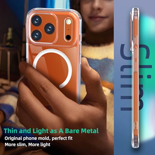 Image of ONES Magnetic for iPhone 17 Pro Max Slim Case, [Compatible with Magsafe] [Military-Grade Drop Protection][Anti-Yellowing], Shockproof Protective Cover for iPhone 17 Pro Max, Scratch-Resistant