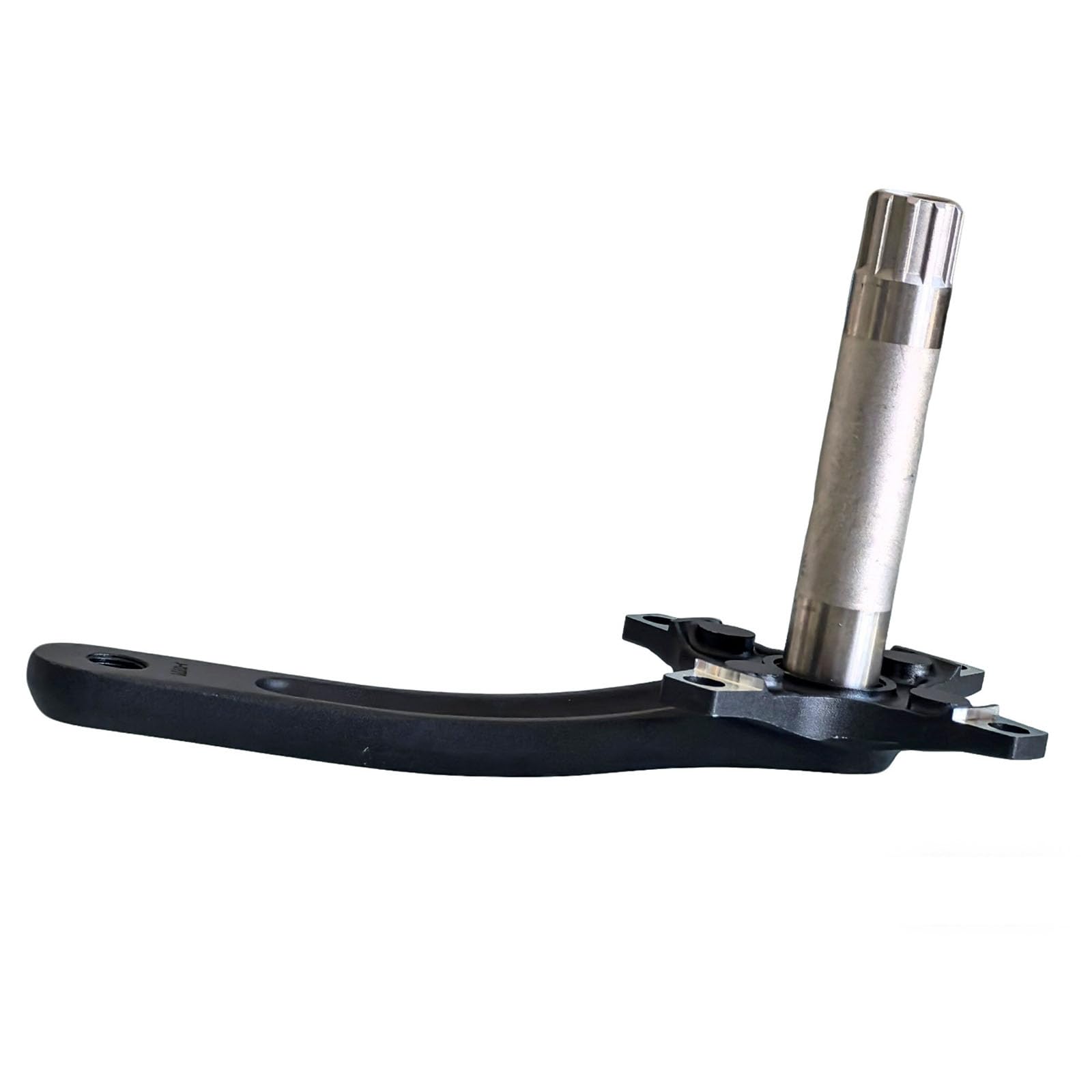 Pédalier droit 170 mm anti-jeu en aluminium à 10 rainures stables - 7