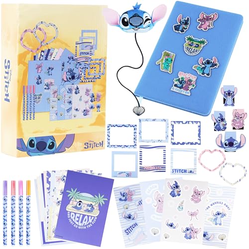 Get Trend Disney Stitch Scrapbook Kit for Kids with Notebook,