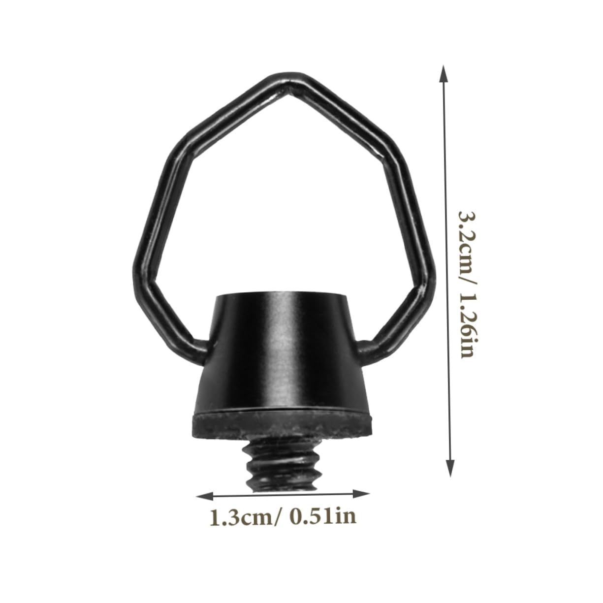 Abaodam Durable Lamp Loop Hooks 1/4 Threaded Camping Light Hangers Tent Lamp Hooks Loop for Hanging Home Decor