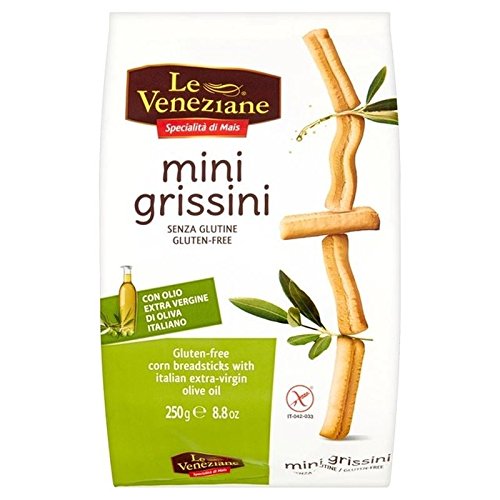 Le Veneziane Gluten Free Grissini Breadsticks 250g - Pack of 2