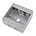 Red Dot 2IH4-1 Device Outlet Box, 2 Gang, 4 Hub, 4-5/8-Inch Width by 2-1/16-Inch Depth by 4-9/16-Inch Height, Silver