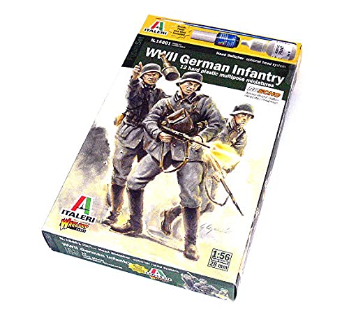 Infanterie Allemande WWII maquette de collection Italeri 1/56 édition RCECHO