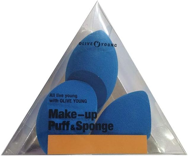 [2 + 1] [Quantity limited] Olive Young Make-up Sponge Watery Puff moist puff 3 pieces Korea beauty