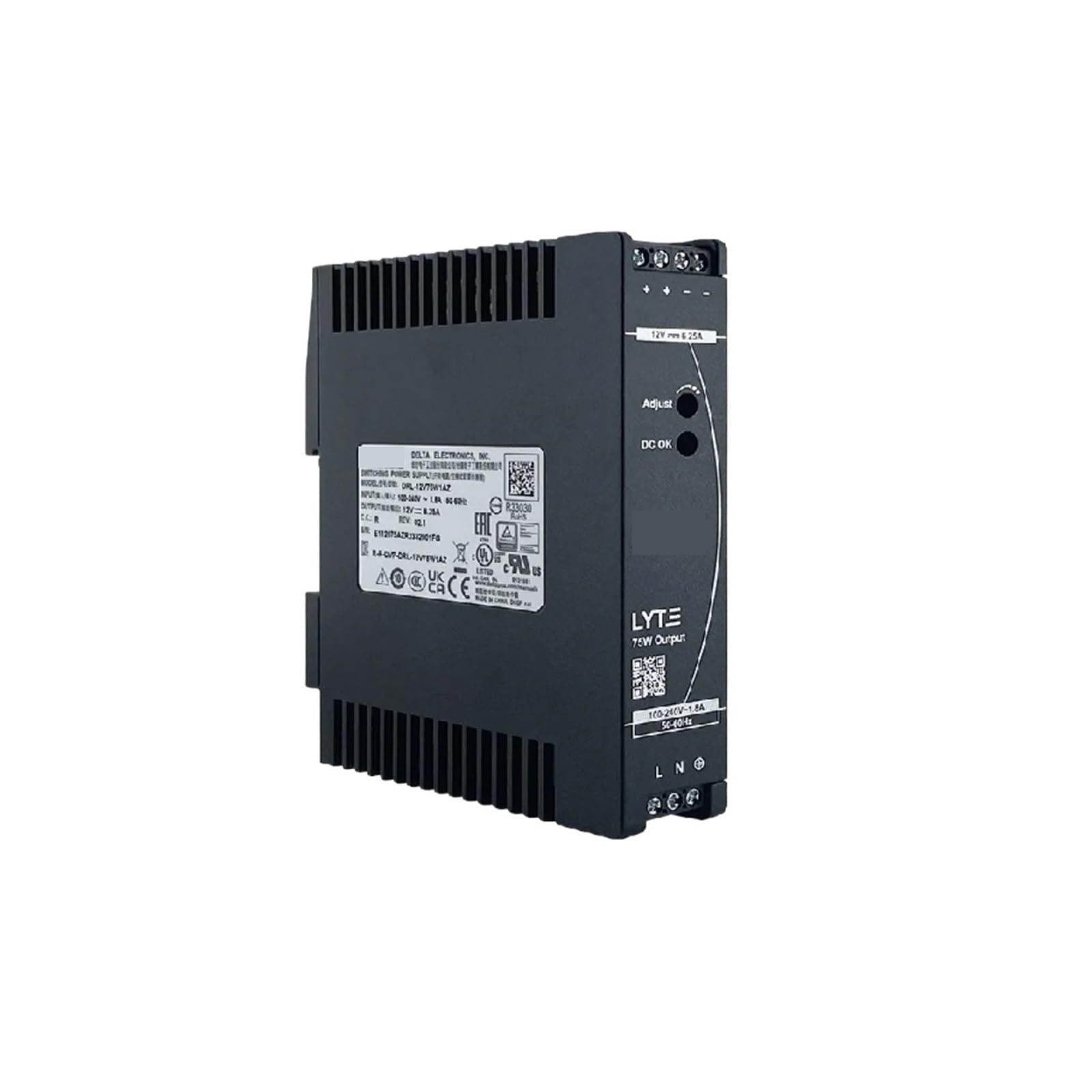 TSCFHGQI DRL-12V75W1AZR 12V 6.25A 75W Rail Switching Power Supply