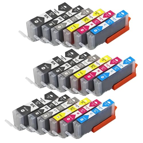 Cartouche PGI-670 CLI-671 compatible pour imprimante MG5760 et MG6860 en lot de 3 packs