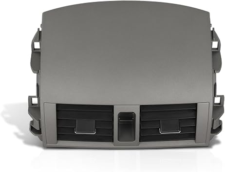 Dashboard Dash Center A/C Dash Air Vent Trim Cover Compatible with Toyota Corolla 2008-2013, Dashboard Upper Bezel Trim, 55435-02220, 55436-02180 55670-02160, 55663-02060