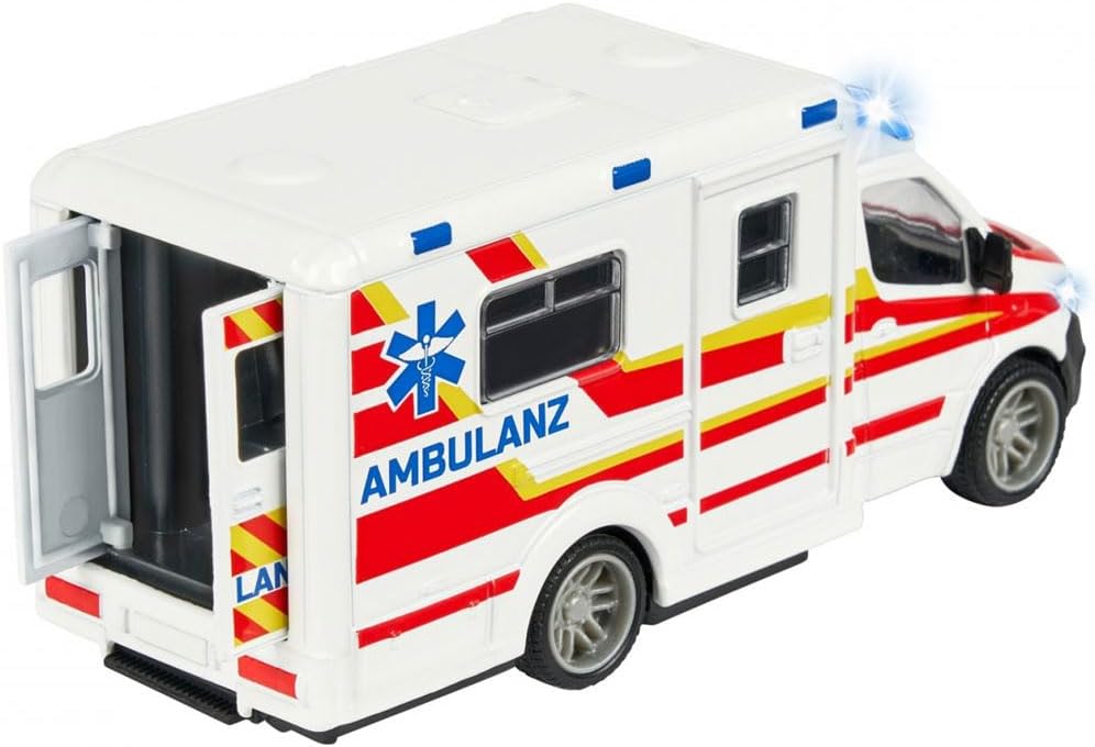 Majorette 213712001 Grand Series City Mercedes-Benz Sprinter Ambulance Die-Cast, One Size