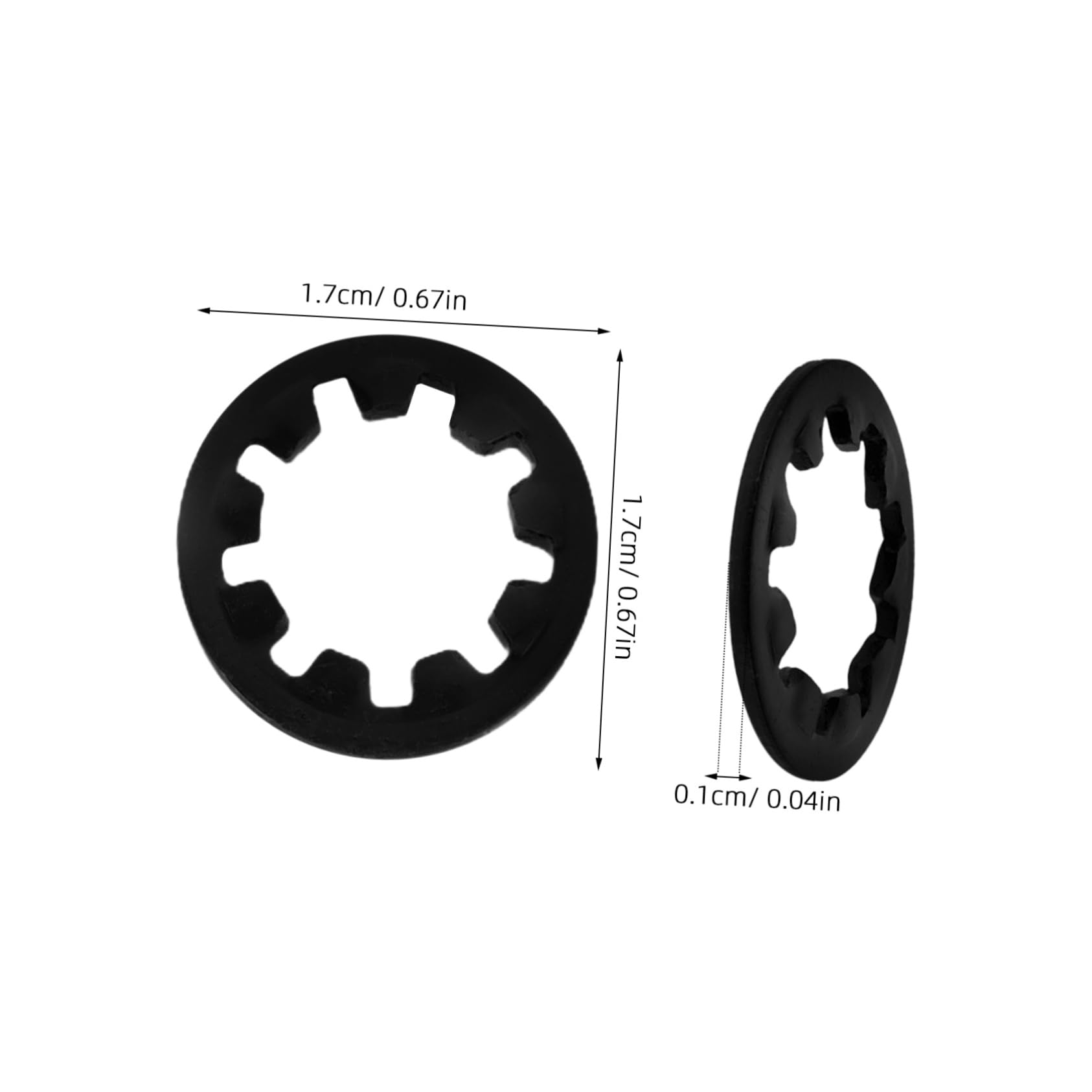 Sosoport Diy Guitar Parts Kit Electric Guitar Nuts and Washers Metal Gaskets Universal Nuts
