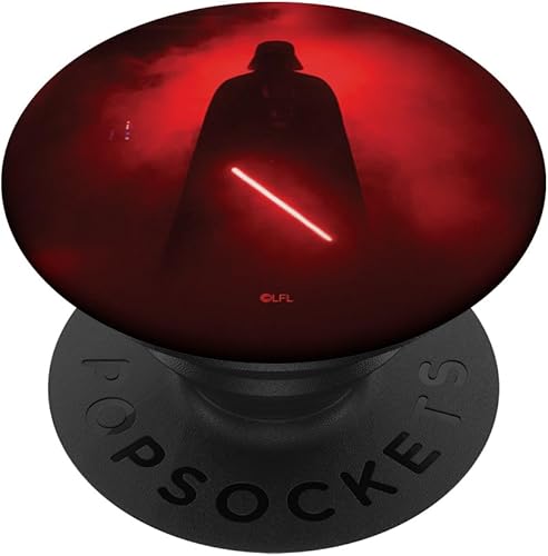 Star Wars Darth Vader - Sable de luz rojo PopSockets PopGrip estándar