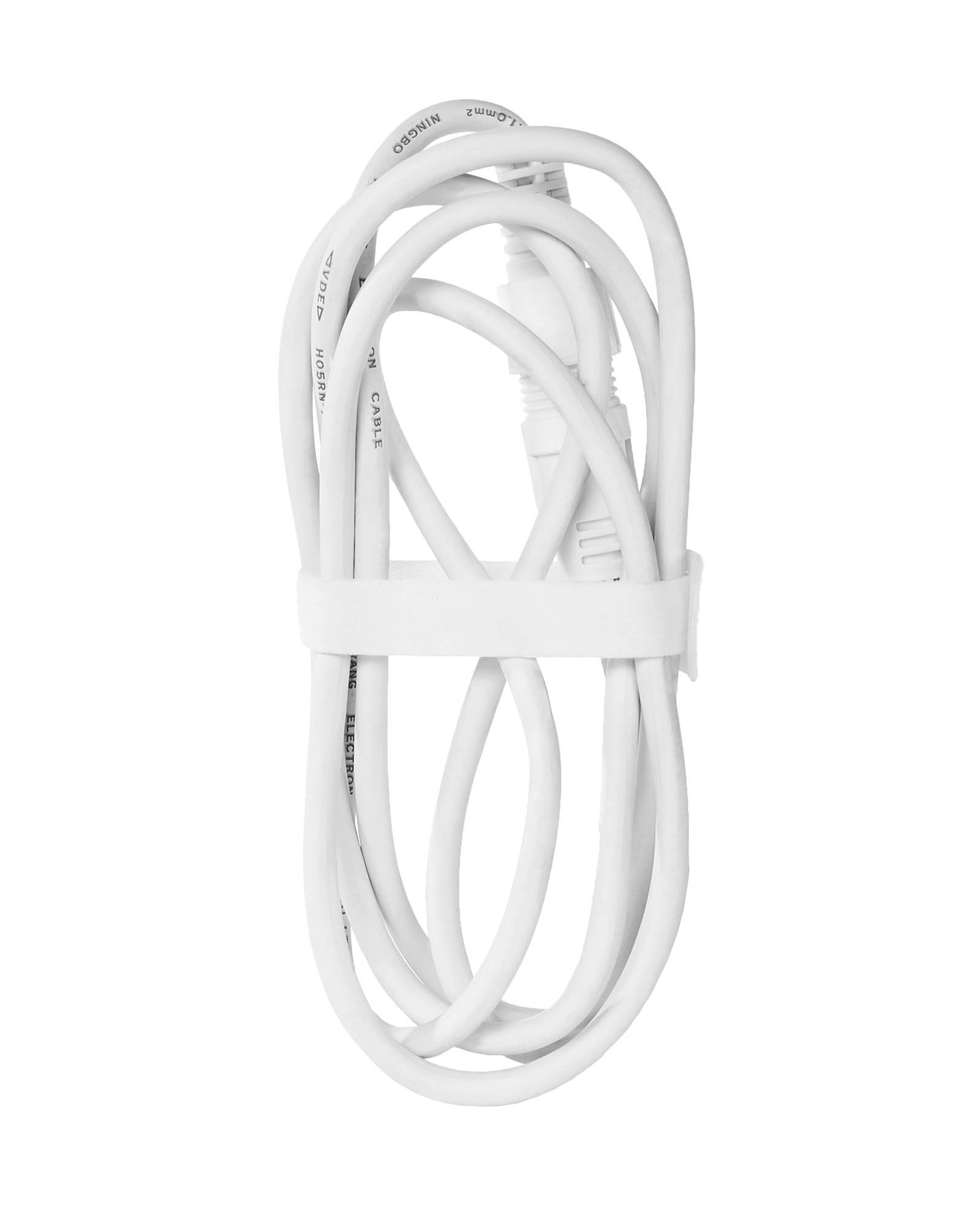 WeRChristmas PRO Series Extension Cable, Connectable, White Cable, 2m