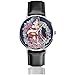 Produktbild Frohe Weihnachten Rei Hino Mars Sailor Moon Uhren Quarz Lederuhr mit schwarzem Lederband für Sammlung Geschenk