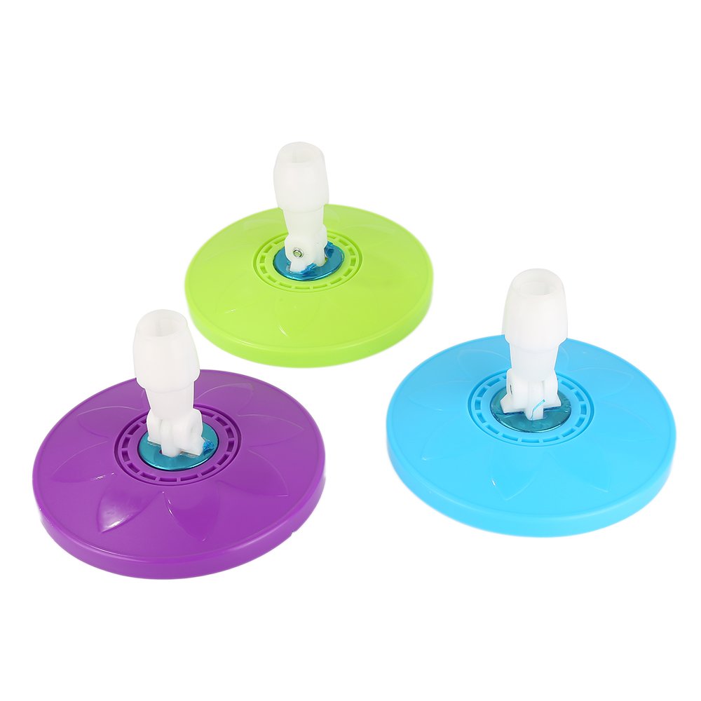 Secchio e scopa mocio, Mop Secchiello centrifuga, set di mop e secchio, include 1 secchio di disidratazione, 1 asta di mop, 2 teste in microfibra riutilizzabili (viola)