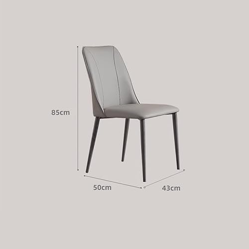 Miniatura 3 de ULTRAWAVE Silla italiana Silla de comedor para el hogar, moderna, simple, ligera, de lujo, estilo crema, taburete de hotel, silla minimalista de