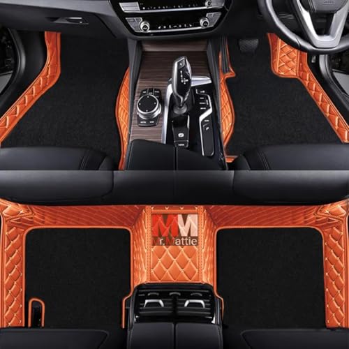 Image of Mr Mattie 7D Car Floor Mat Compatible with Mahendra XUV 7XO for 3 Rows 2027, Tan