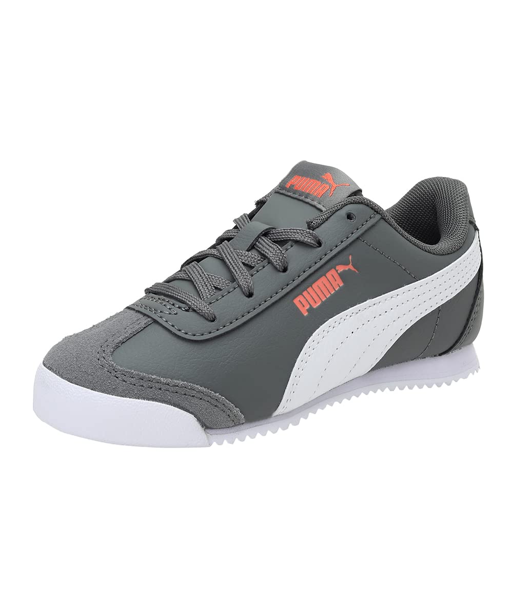 Puma Unisex-Kid Turino PS Ultra Gray-White-Fusion Coral Sneaker - 10 UK (37289604) (B08G18MR63) Amazon Price History, Amazon Price Tracker