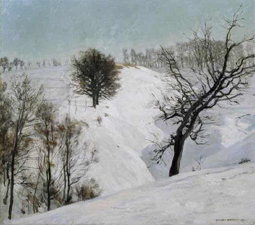 Tableau Wechselburg an Der Mulde de Eugen Bracht | Impression sur toile 60x90cm
