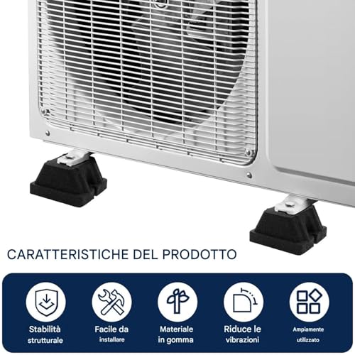 Montaje para condensadores de máquina al aire libre en terrazas 5