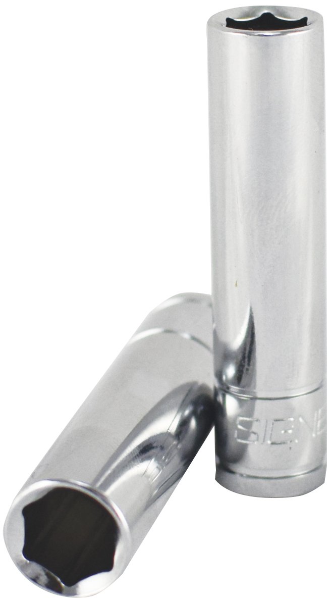 13mm 1/4" Drive Deep Metric 6 Point Socket Signet S11413 50mm Long