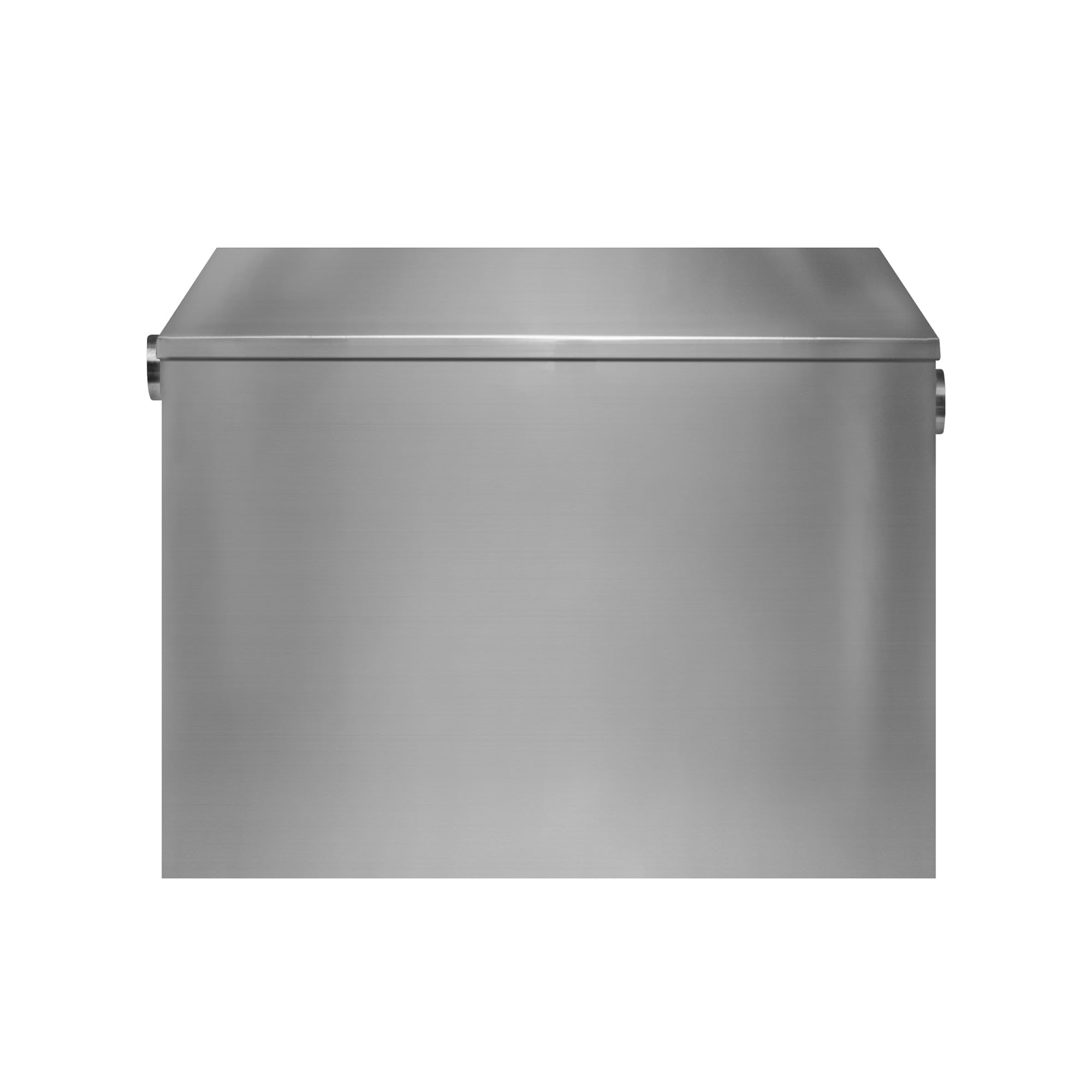 Kommerzieller Fettabscheider, 96 l, Untertischabscheider, 10 kg, Edelstahl, Abfallfett, Wasserabscheider, Filter, Restaurant, Küche, Café, 50 mm Ein- und Auslass, kompakt, 42 cm H x 45 cm B x 52 cm T