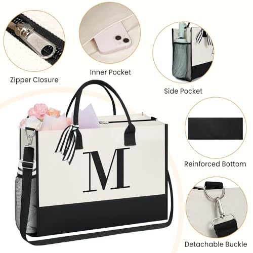 Bolso Tote Personalizado con Inicial para Mujer miniatura 6