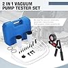 DASBET Vacuum Brake Bleeding Kit, 21PCS Hand Held Vacuum and Pressure Pump Brake Clutch Fluid Bleeder Tool Kit, One Man Brake Bleeder Kit Vacuum Brake Bleeding Pump for Motorcycle Car Truck #5