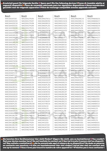 DEKAROX Verriegelungsrelais für Bosch Siemens 616876 00616876 613070 00613070 EMZ 881 68x67x30mm für Waschmaschinen wie EcoLogixx Maxx VarioPerfect Logixx Exxcel Extraklasse iQ500 iQ700