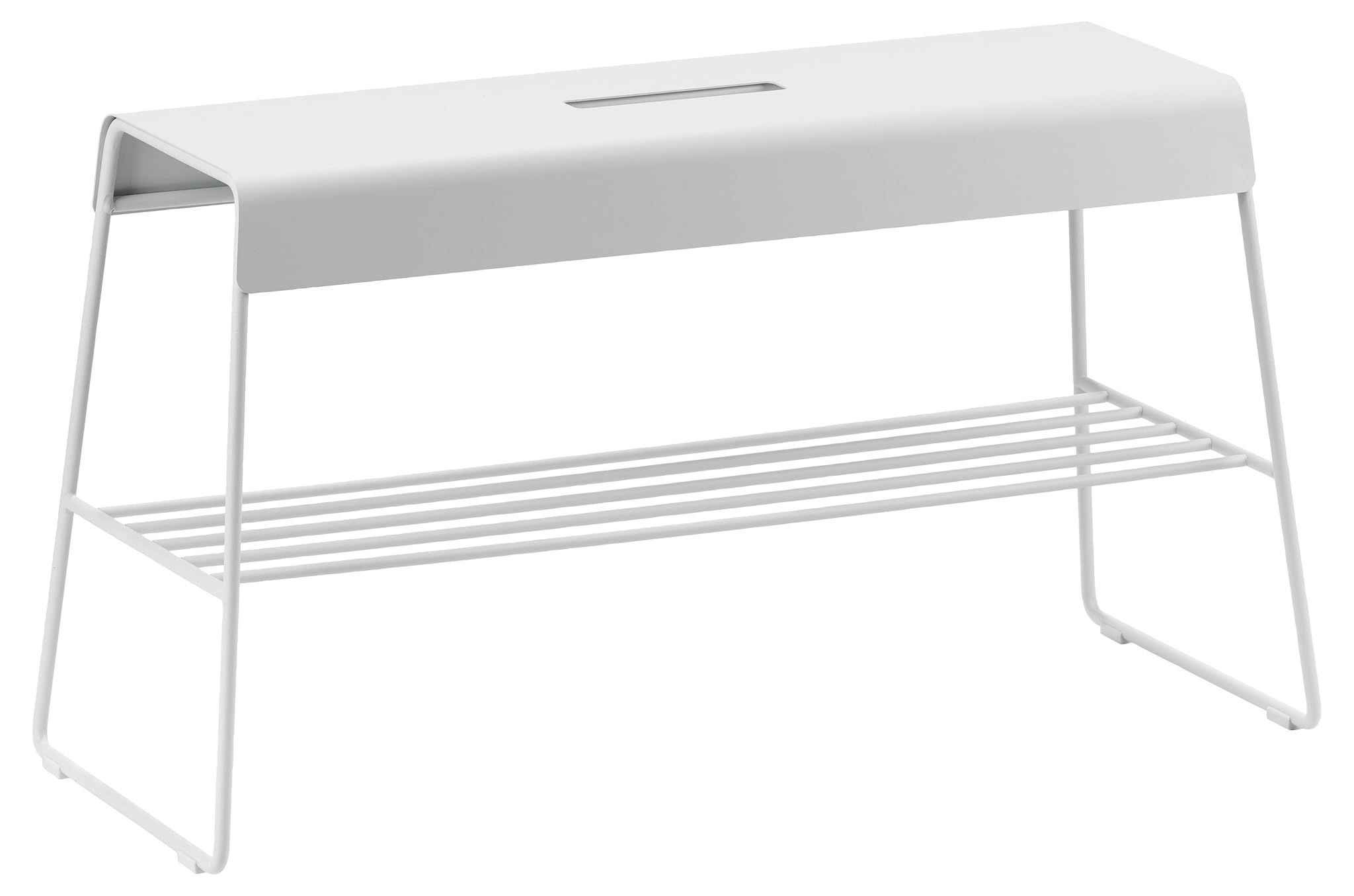Banc outdoor Zone Denmark 78,5x34x45cm assise robuste et rangement gris clair