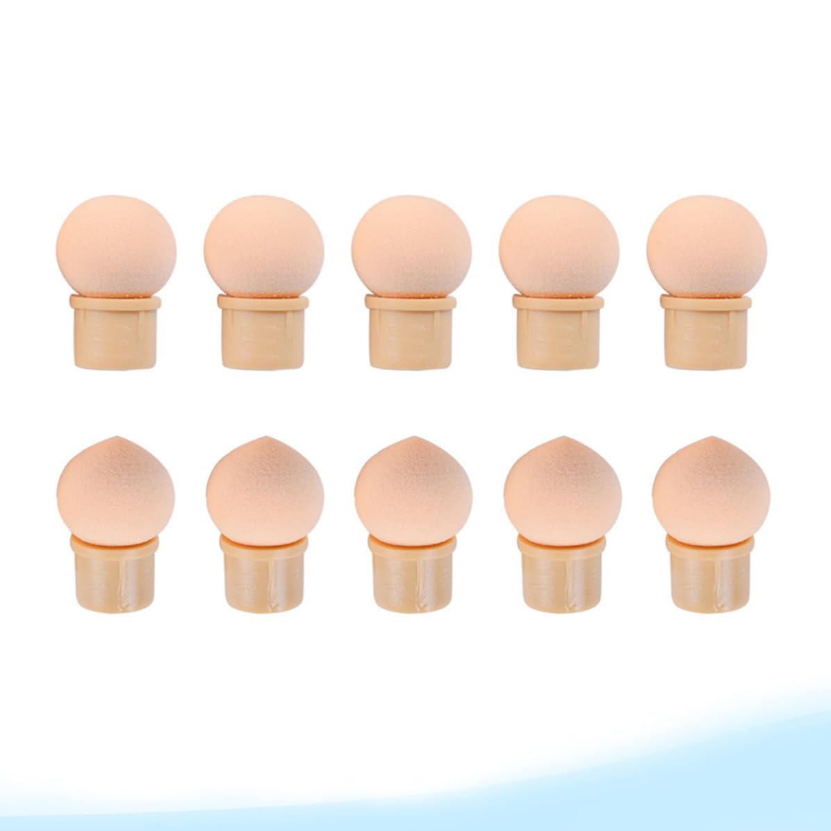 10pcs Nail Art Dotting Pen Tip Sponge Replacement Head for Manicure