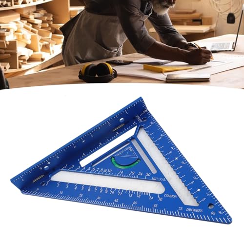 Herramienta escuadra de aluminio con transportador inalámbrico miniatura 2