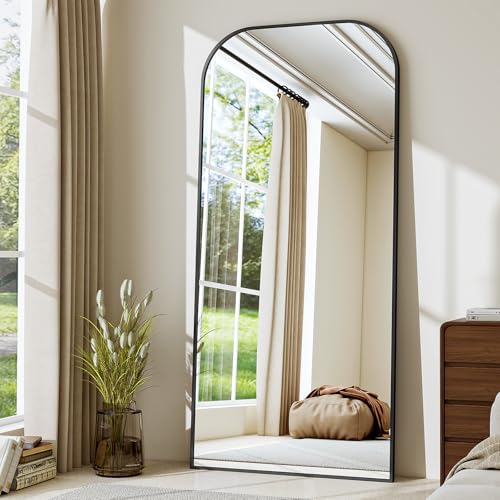 Beautypeak Espejo De Pie Con Marco Minimalista De 180 X 70 Cm, Para Montaje En Pared O De Pie, Lente Irrompible, Espejo De Pared Grande Para Dorm Beautypeak Espejo De Pie Con Marco Minimalista De 180 X 70 Cm, Para Montaje En Pared O De Pie, Lente Irrompible, Espejo De Pared Grande Para Dorm