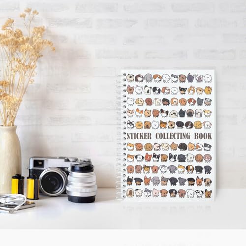 Álbum reutilizable para coleccionar pegatinas para adultos, 37 hojas de papel liberador | Cuaderno en blanco A5 sin usar para almacenamiento y organización de pegatinas, ideal para journaling, planificación y scrapbooking miniatura 6